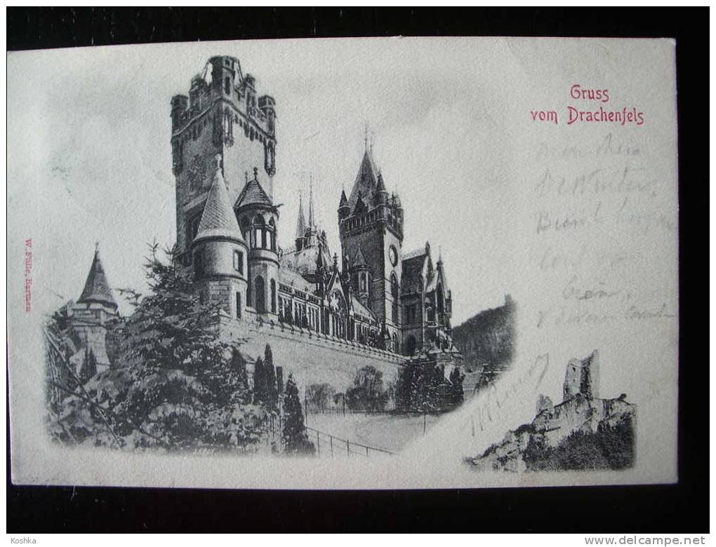 Gruss Vom Drachenfels - 1902 - Fülle - Lot 2.3 - Koenigswinter