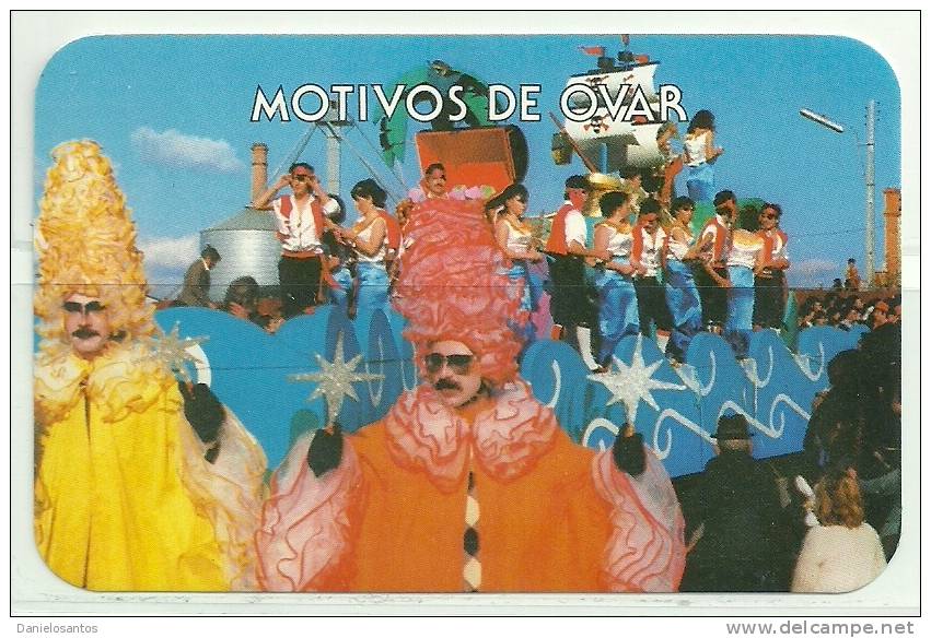 1987 Pocket Poche Bolsillo Calender Calandrier Calendario  Carnival Carnaval  Ovar - Big : 1981-90