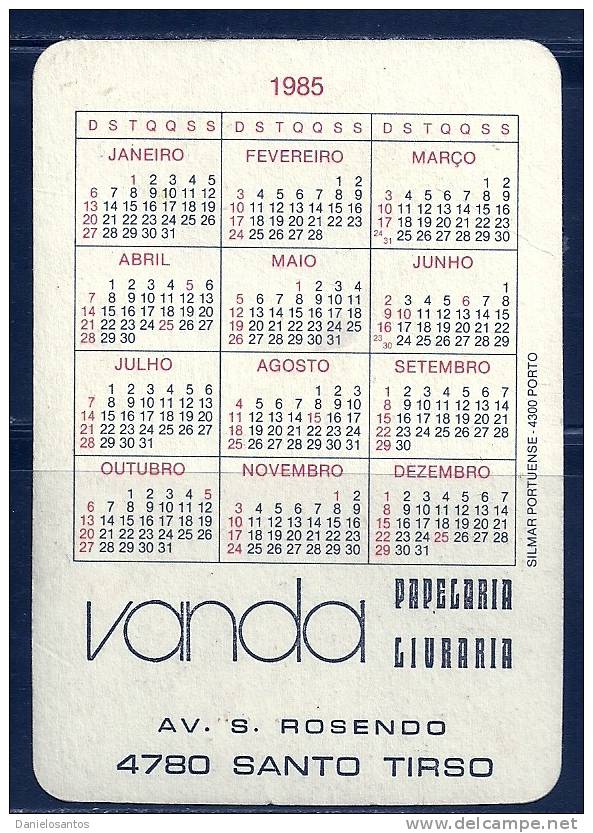 1985 Pocket Poche Bolsillo Calender Calandrier Calendario  Signos Signes Zodiac Signs - Big : 1981-90