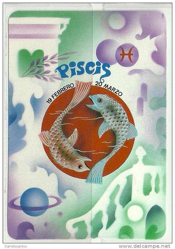 1986 Pocket Poche Bolsillo Calender Calandrier Calendario  Signos Signes Zodiac Signs - Big : 1981-90