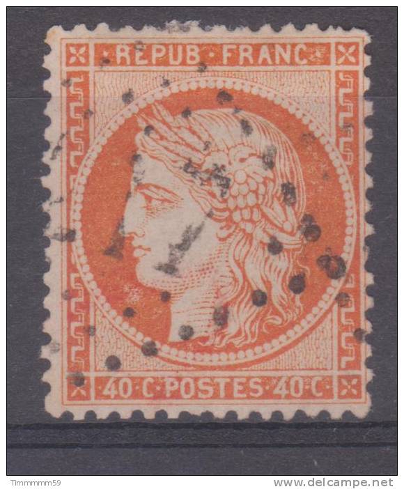 Lot N°12565   N°38, Oblit GC 217 AUDINCOURD (24), Ind 3, Variété Tache Blanche Sous Le Coup - 1870 Siege Of Paris