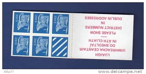 IRLANDE      Neuf **     Y. Et T. Carnet  N° C 253 CB         Cote: 11,00 Euros - Postzegelboekjes