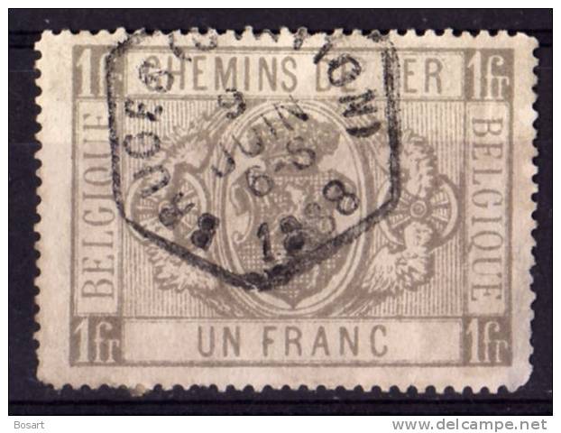 Belgique Chemin De Fer N°6 Ob.1879 C.18&euro; - Usados