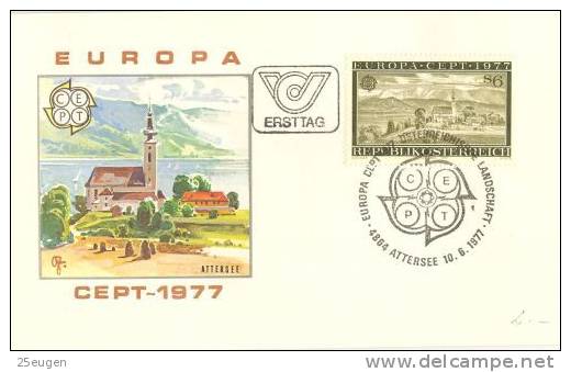 AUSTRIA  1977 EUROPA CEPT FDC - 1977