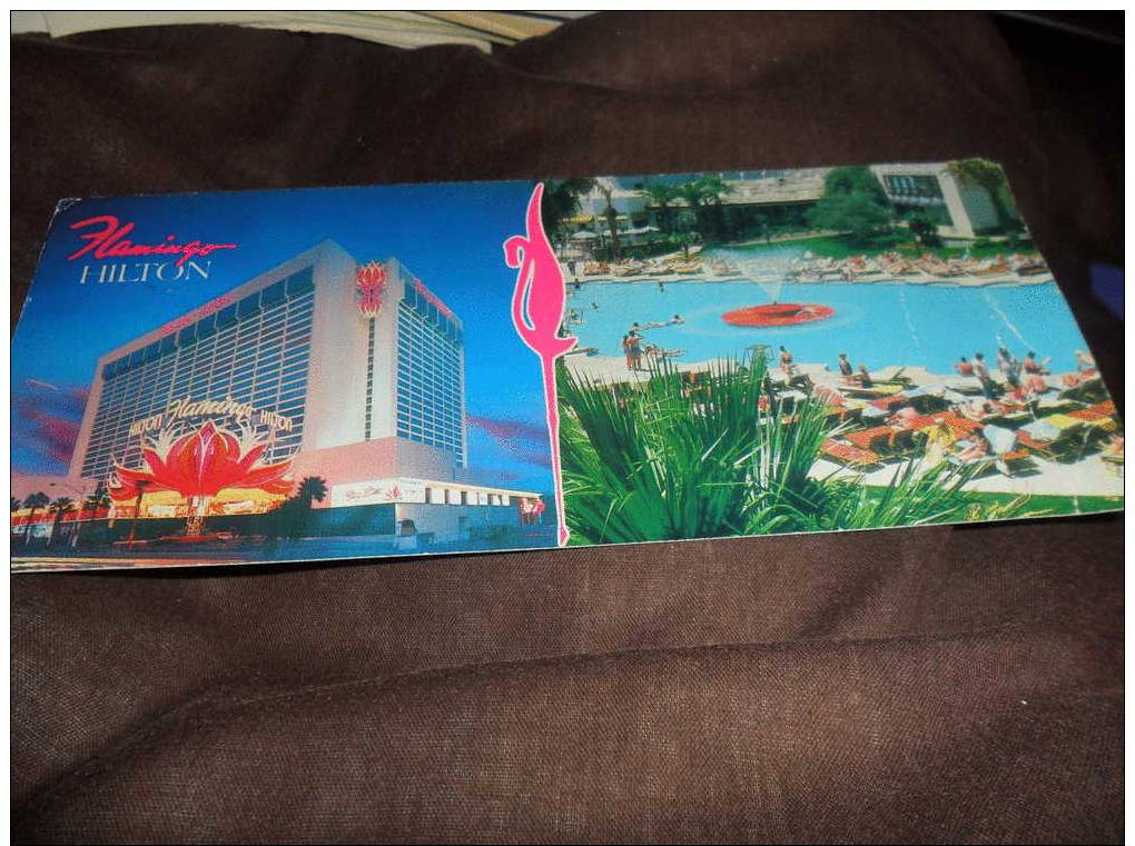 Postcard Used Flamingo Hilton Las Vegas - Other & Unclassified