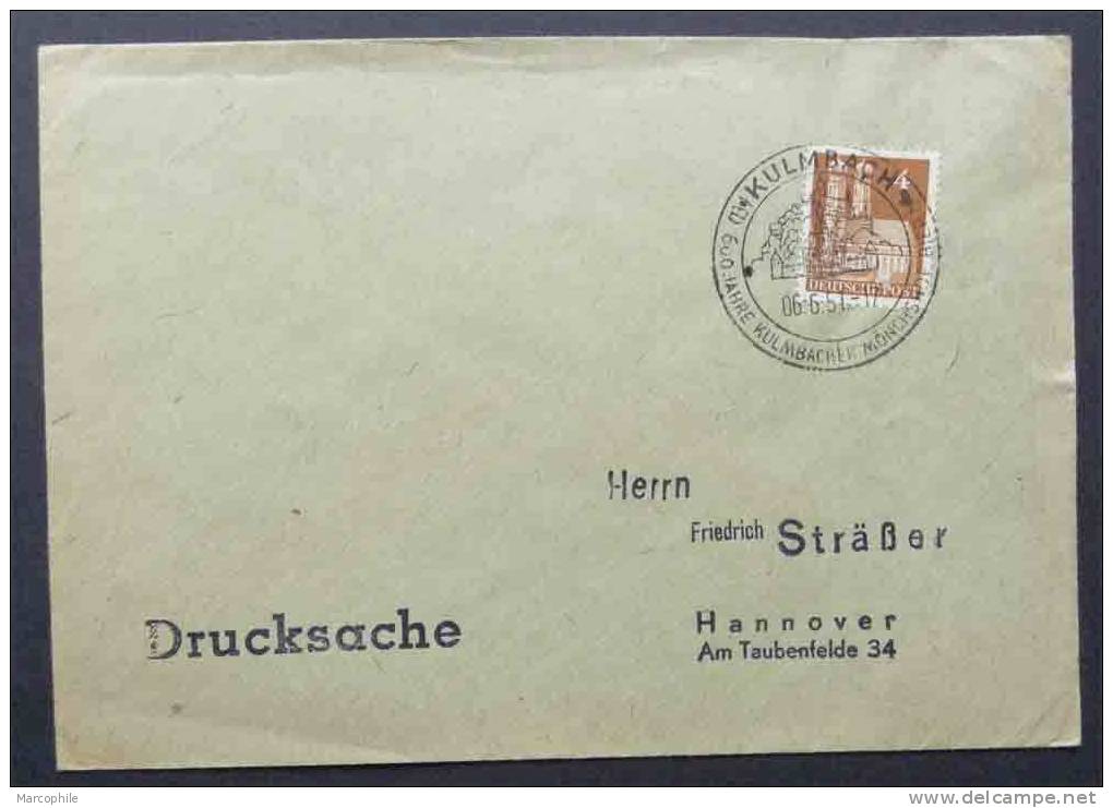 BIER - BIERE - KULMBACH / 1951 SONDERSTEMPEL AUF BRIEF (ref 831) - Beers