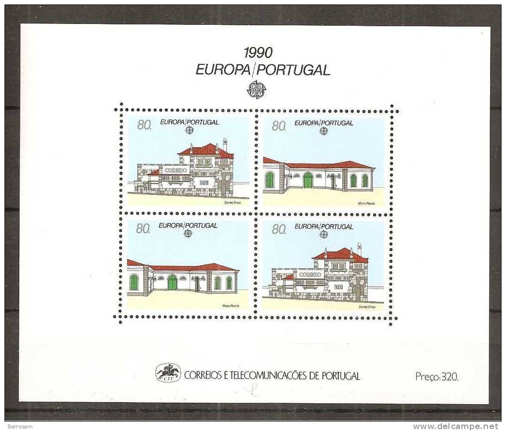 PORTUGAL 1990:Europa Yvert Block17mnh** - 1990