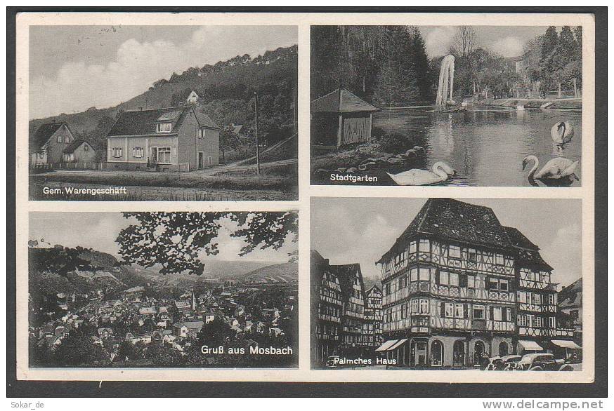 AK Mosbach Baden Neckar-Odenwald-Kreis 1960, Baden-Württemberg - Mosbach