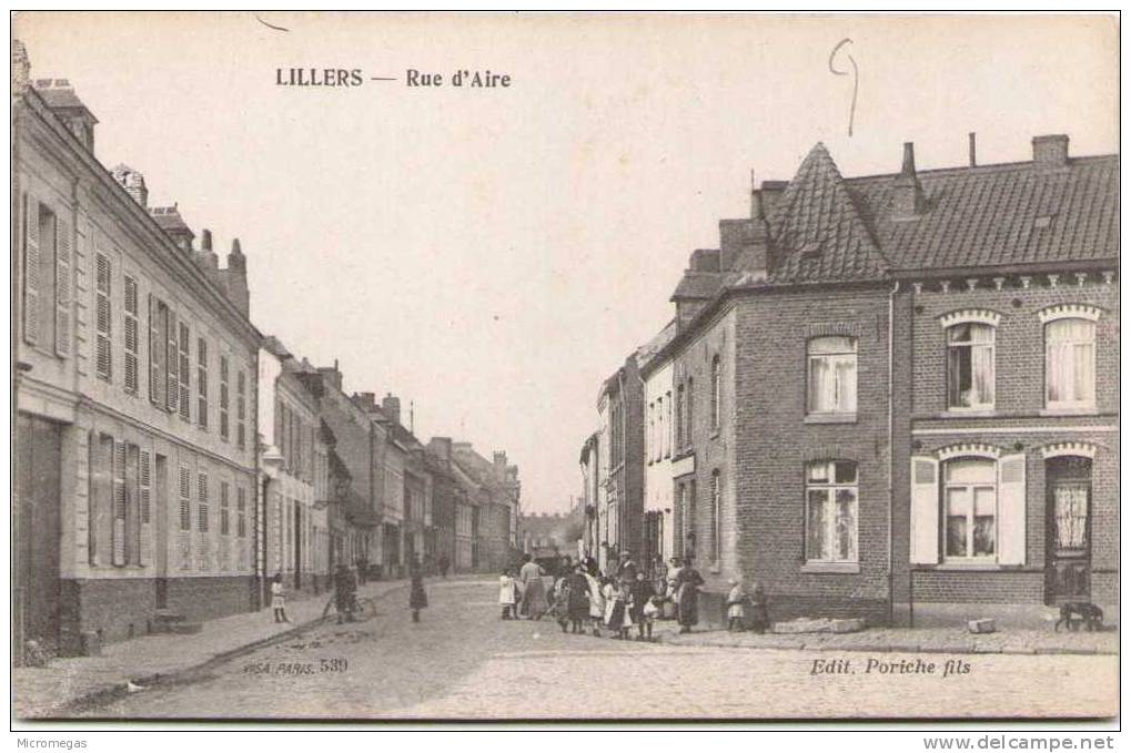 LILLERS - Rue D'Aire - Lillers