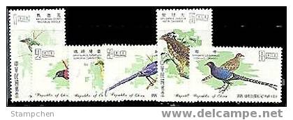 1967 Taiwan Birds Stamps Bird Eagle Pigeon Mikado Pheasant Magpie Fauna Resident - Galline & Gallinaceo