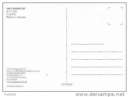 AIRPLANE - AK 56944 AIR CANADA ZIP - B737-200 - 1946-....: Moderne