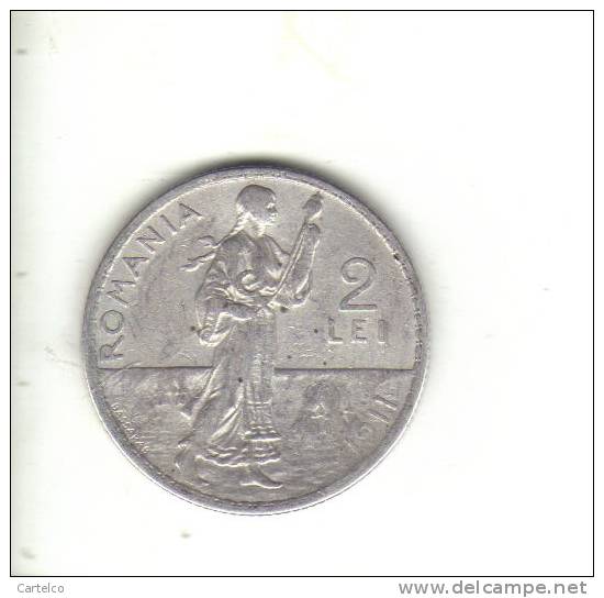 2 Lei 1911 , Silver Coin - Roumanie