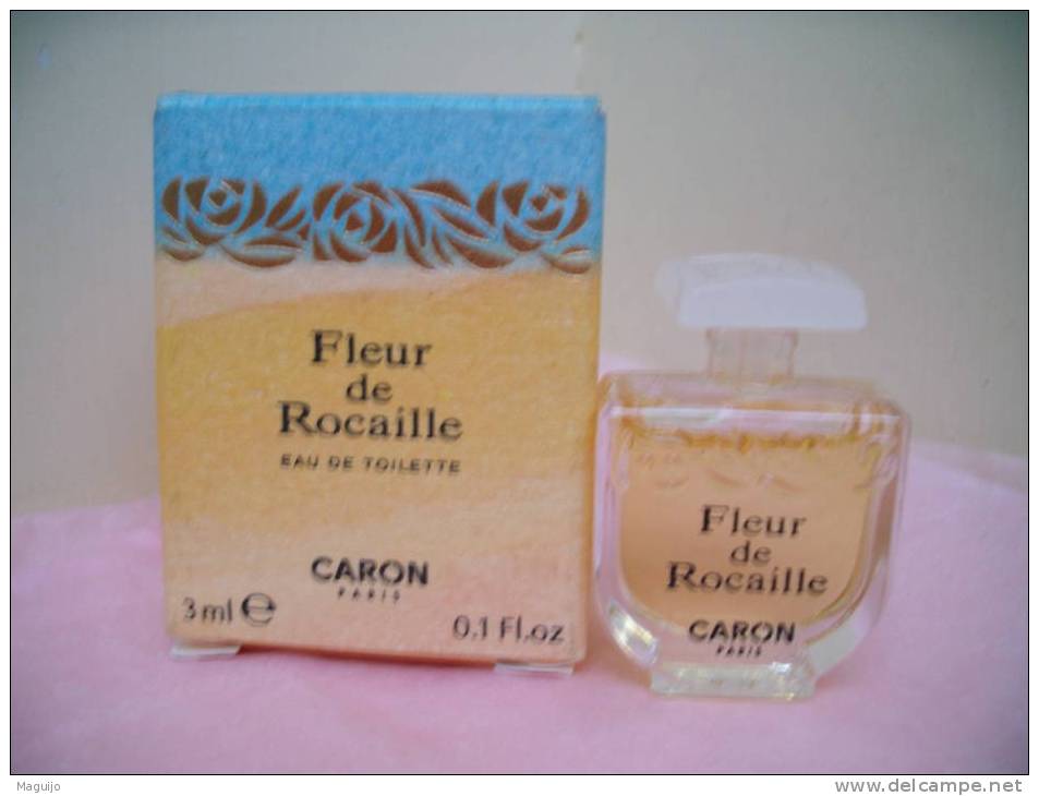 CARON " FLEUR DE ROCAILLE " MINI EDT 3 ML//ALLEZ VOIR MES AUTRES " CARON"  LIRE §§ - Miniatures Womens' Fragrances (in Box)