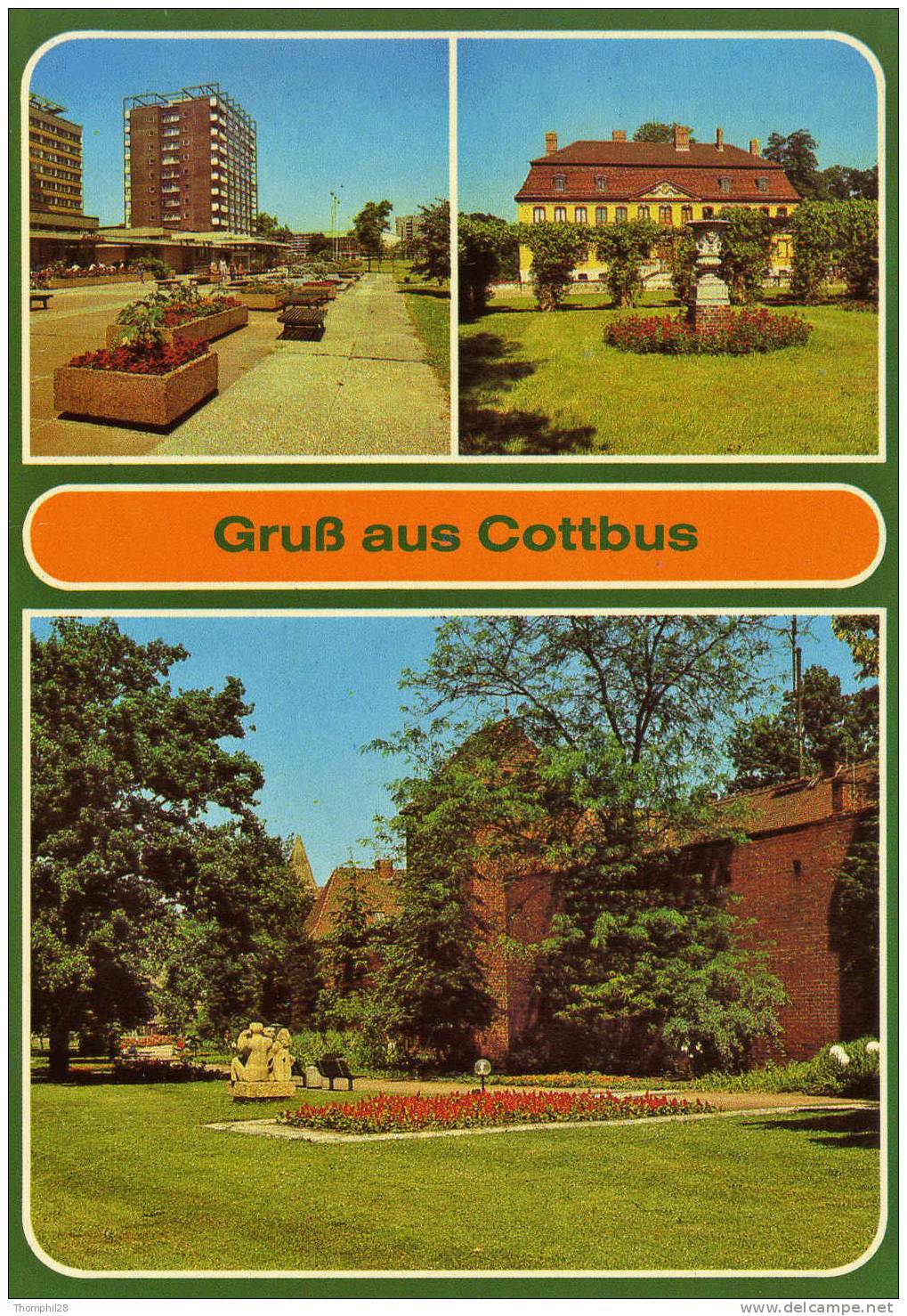 Grüss Aus COTTBUS - Im Zentrum / Branitzer Schloss / An Der Stadtmauer - TBE, Carte Neuve - Cottbus