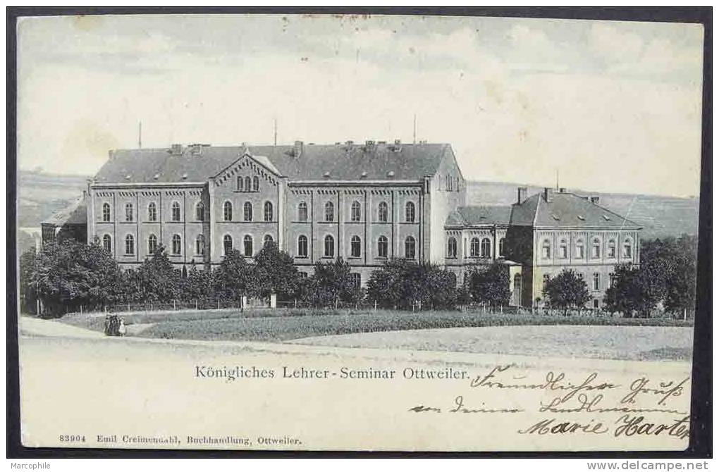 SARRE - OTTWEILER /   1906 CARTE POSTALE ANCIENNE  (ref 809) - Kreis Neunkirchen