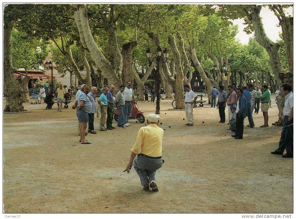 83 CPM Saint Tropez Partie De Petanque Animée - Bowls