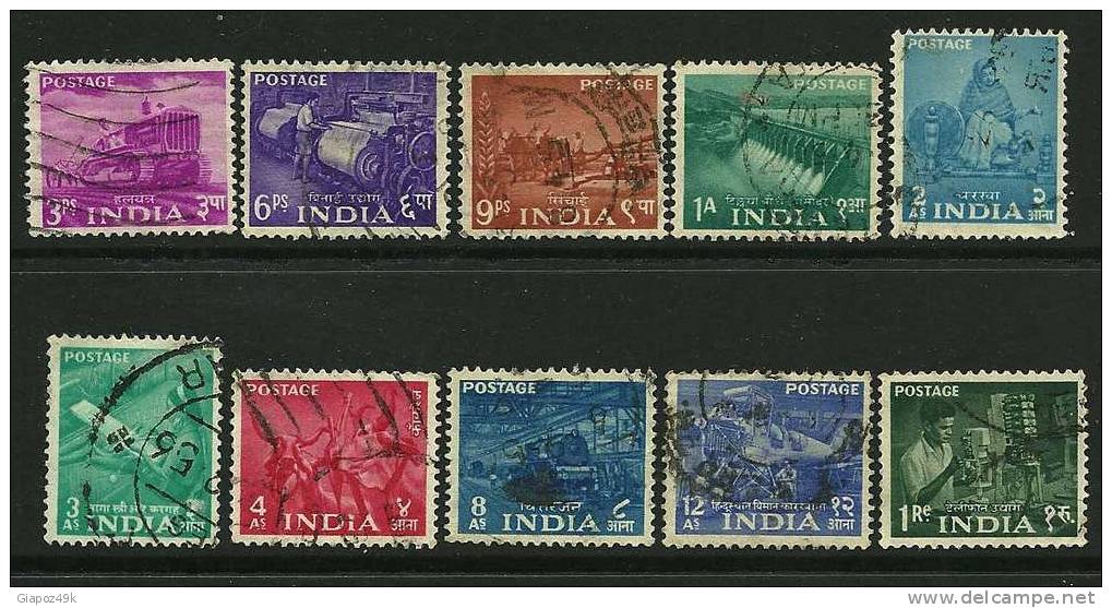 ● INDIA - 1955 - LAVORI - N. 54 . . . . Usati - Cat. ?  - Lotto 132 - Oblitérés