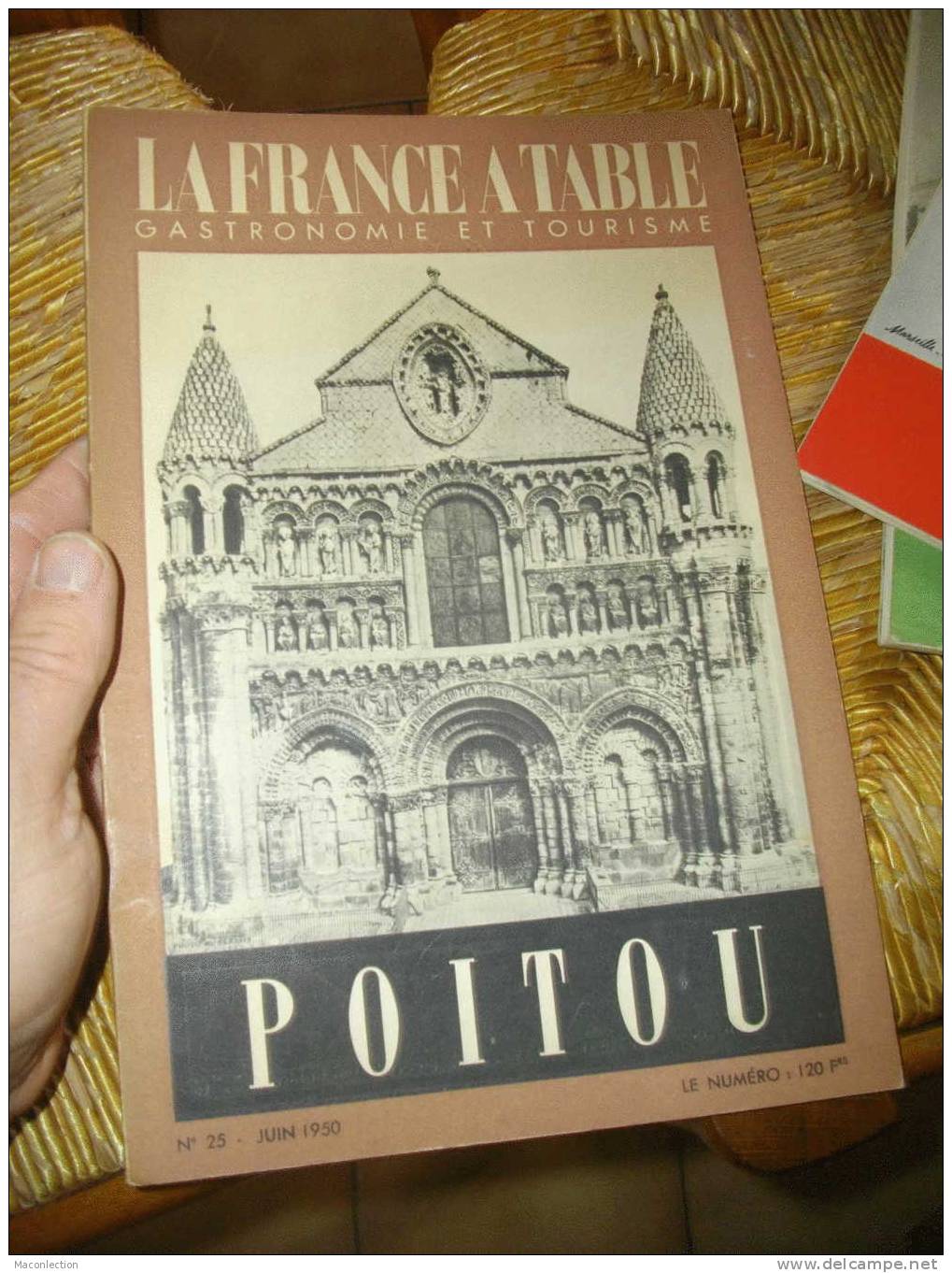 Livret  LA FRANCE à TABLE /   POITOU 1950..............PORT GRATUIT........48 PAGES - Limousin