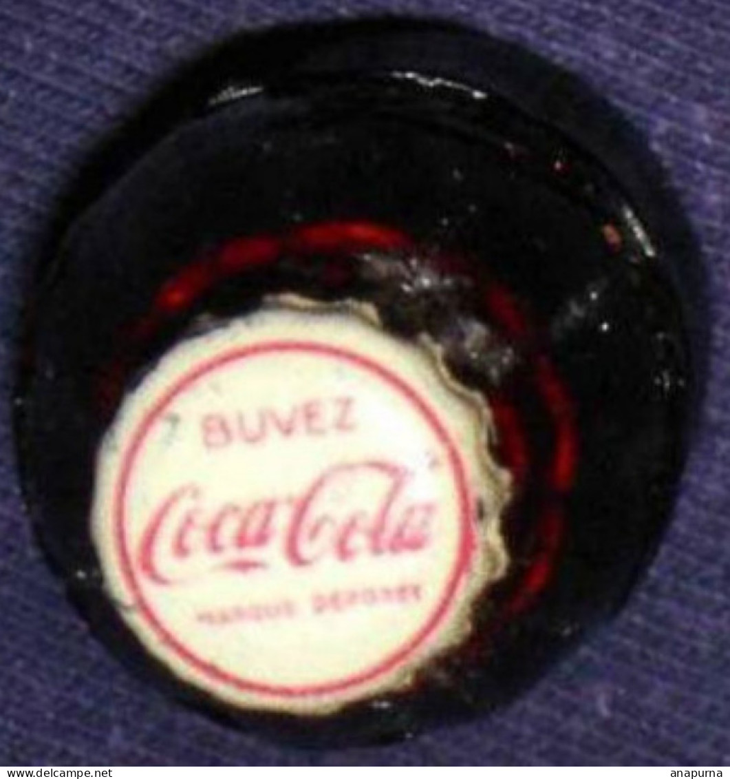 Superbe Bouteille Publicitaire Coca Cola, Environ ANNEES 30. - Limonade