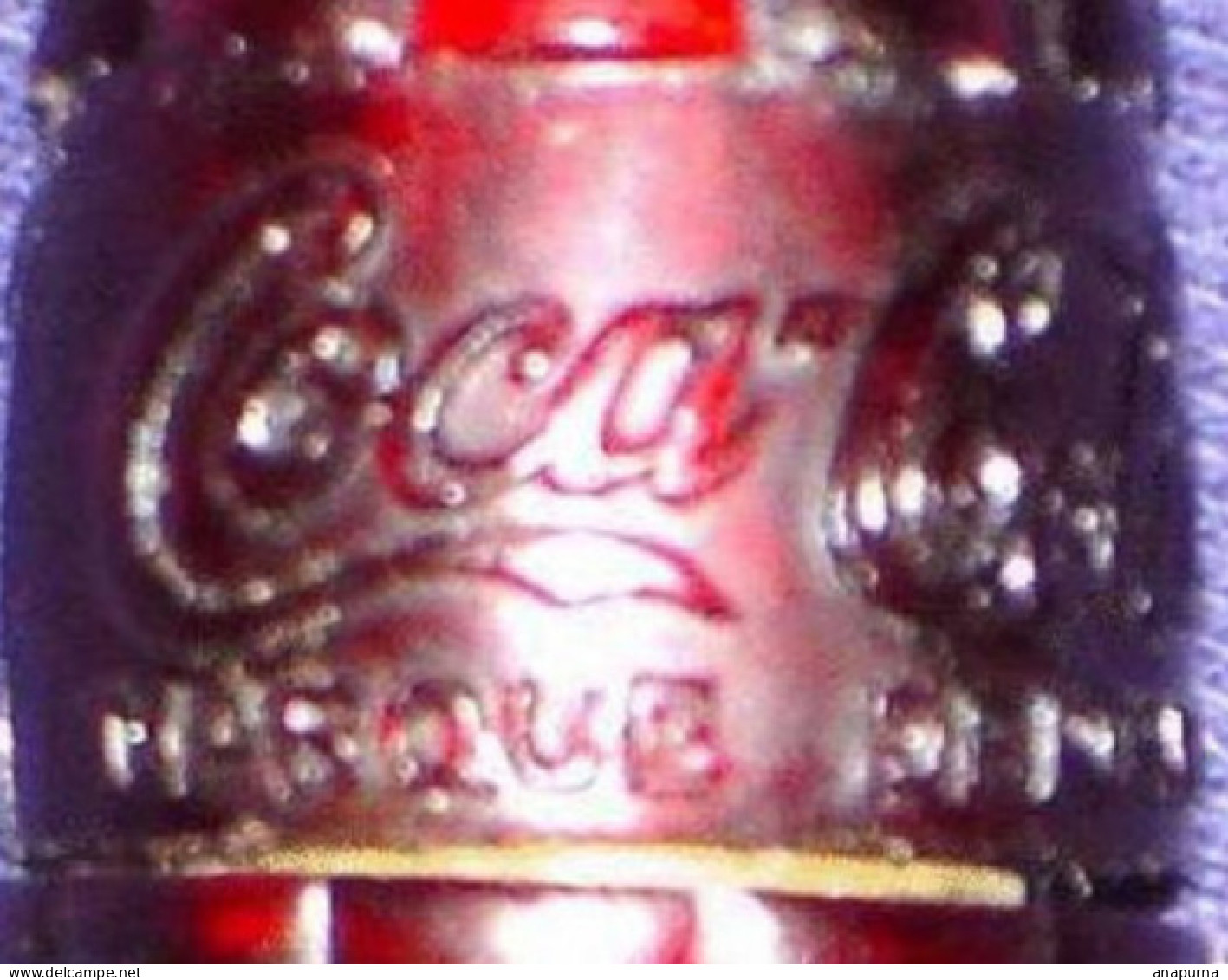 Superbe Bouteille Publicitaire Coca Cola, Environ ANNEES 30. - Limonade