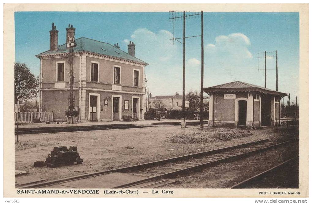 SAINT-AMAND-DE-VENDOME    La Gare - Saint Amand Longpre