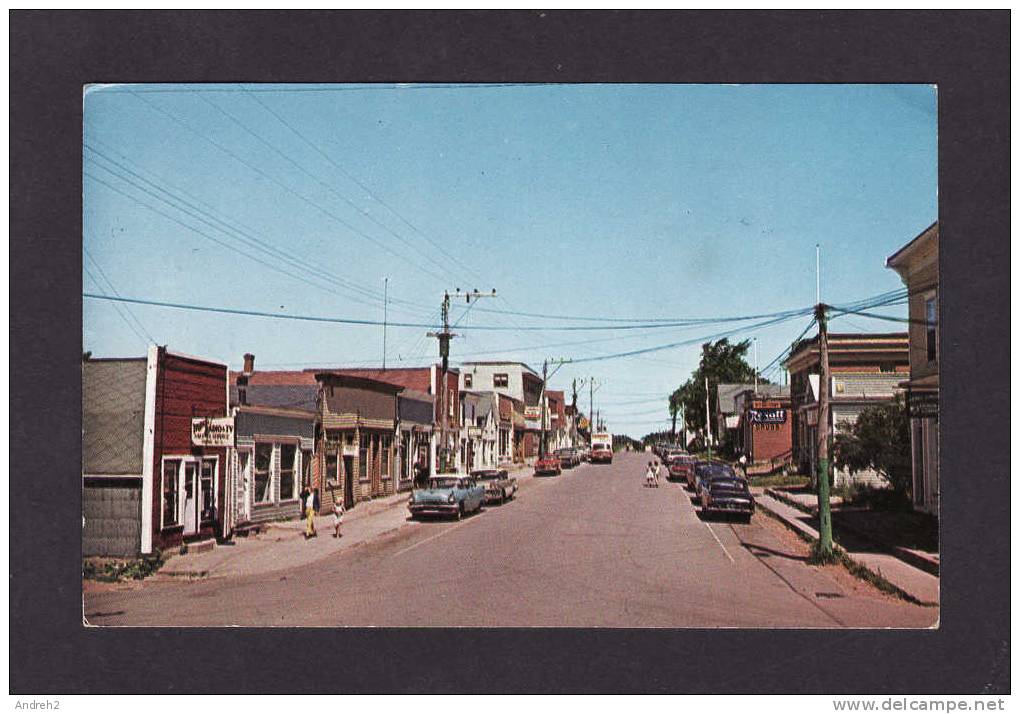 PRINCE EDWARD ISLAND - ALBERTON  P.E.I. - MAIN STREET - OLD CARS - ANIMATED - Sonstige & Ohne Zuordnung