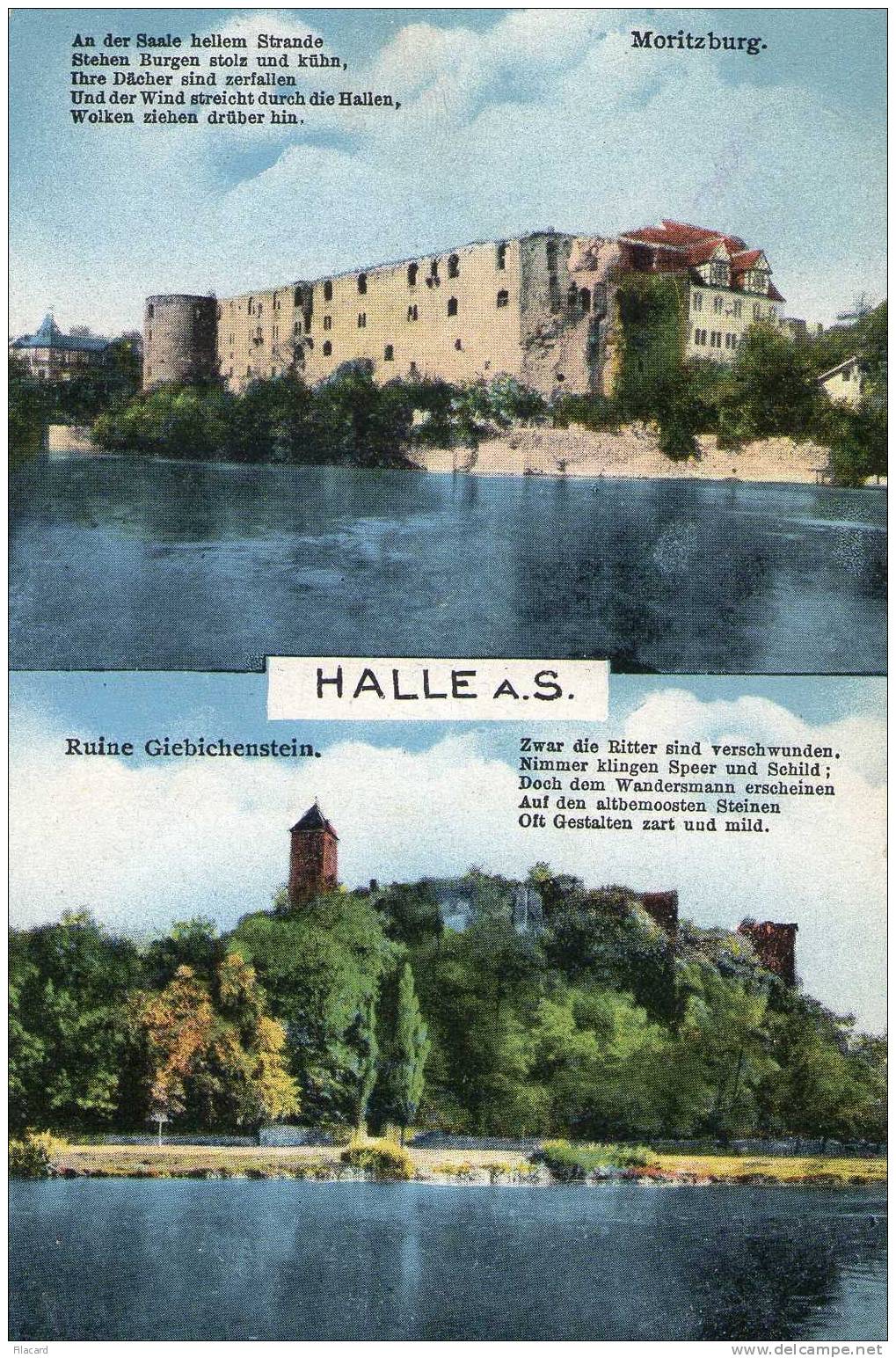 13144   Germania  Halle  A.S.,  Moritsburg,   Ruine  Giebichenstein,  NV - Halle (Saale)