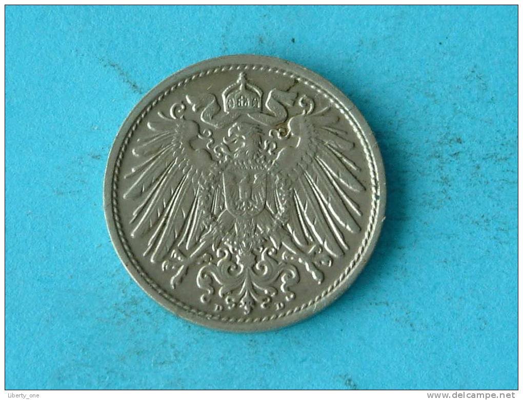 1912 D - 10 PFENNIG / KM 12 ( For Grade , Please See Photo ) ! - 10 Pfennig