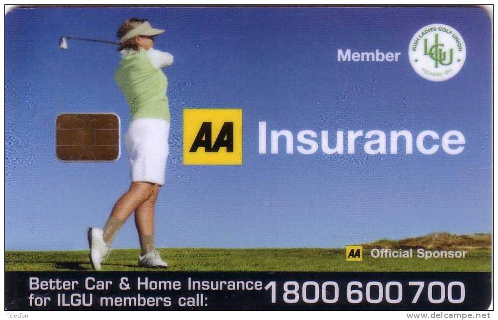 USA CARTE A PUCE CHIP CARD INSURANCES ASSURANCES AA   RARE - [2] Chipkarten