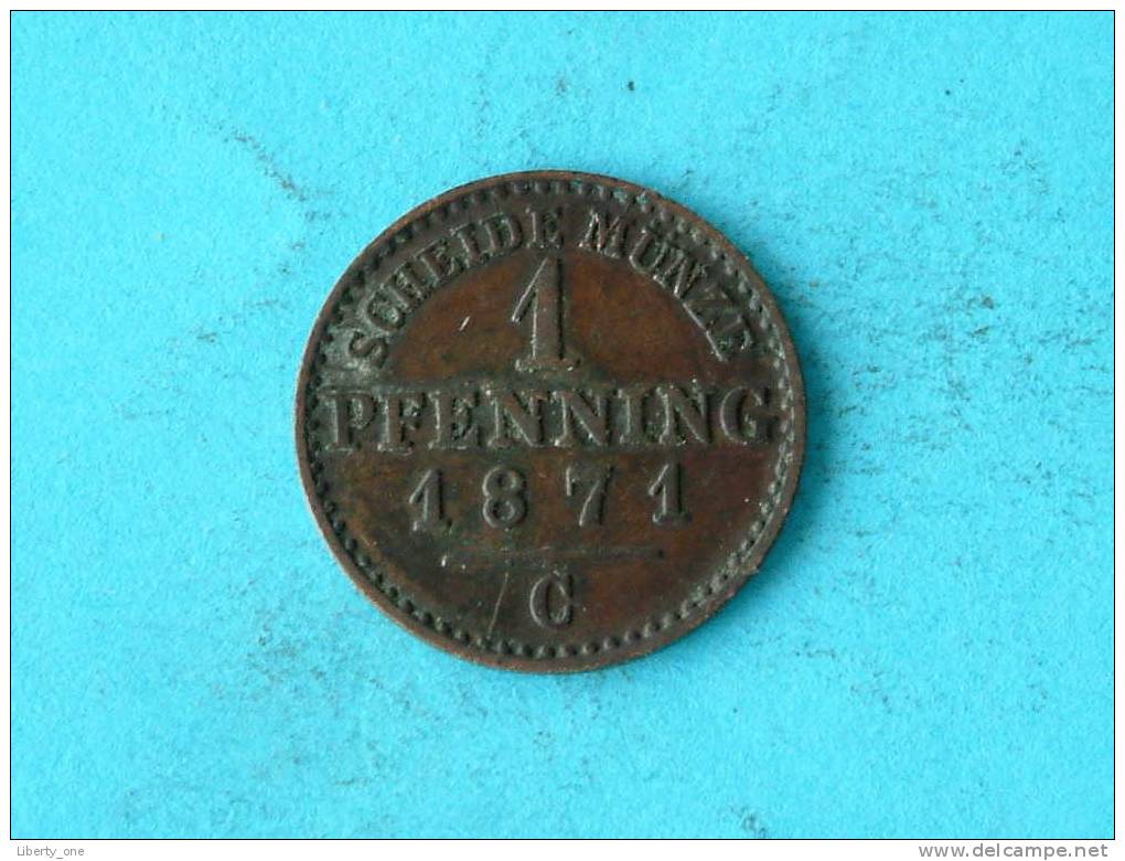 1871 C - 1 PFENNING / 360 EINEN THALER / KM 480 ( For Grade , Please See Photo ) ! - Taler Et Doppeltaler