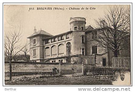 69 BRIGNAIS - Chateau De La Cote - Brignais