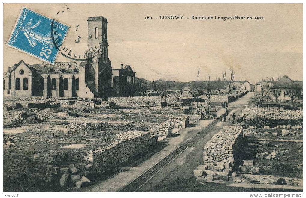 LONGWY - Ruines De Longwy-Haut En 1921 - Longwy