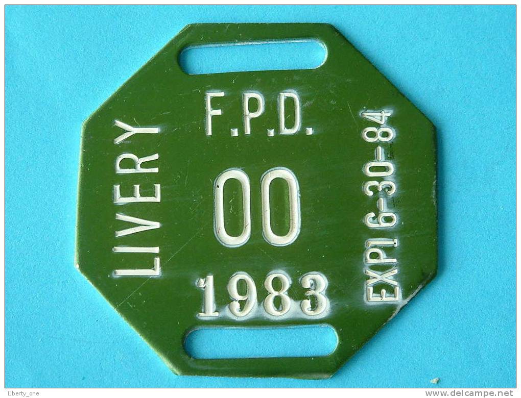 LIVERY F.P.D. 00 1983 EXP16-30-84 (  For Details, Please See Photo ) ! - Altri & Non Classificati