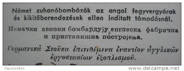 WW2 - Propaganda -Künstlerkarte Deutscher Angriff Auf Englische Industrie  / Feldpost - 1939-1945: 2. Weltkrieg