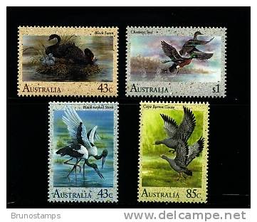 AUSTRALIA - 1991  WATERBIRDS  SET  MINT NH - Ungebraucht