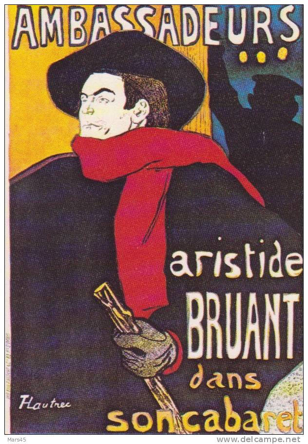 Toulouse Lautrec,Ambassadeurs,Aris Tide Bruant Dans Son Cabaret,spectacle,affiche - Cabarets