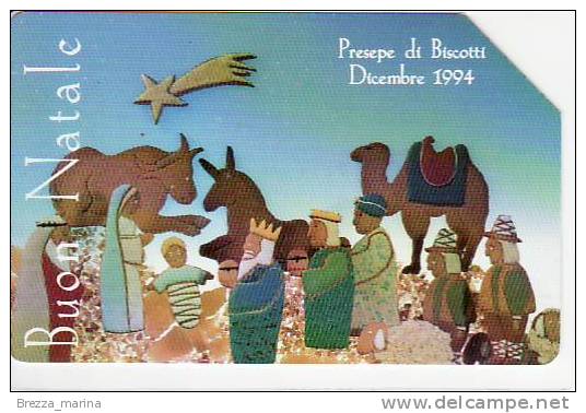 ITALIA TELECOM - Natale 1994 - C&C 2413 - Golden 379 - Pubbliche Figurate Ordinarie