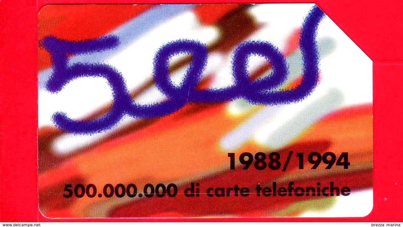 ITALIA - Scheda Telefonica - Telecom - Usata - 500 Milioni Di Carte Telefoniche - C&C 2414 - Golden 380 - Publiques Figurées Ordinaires