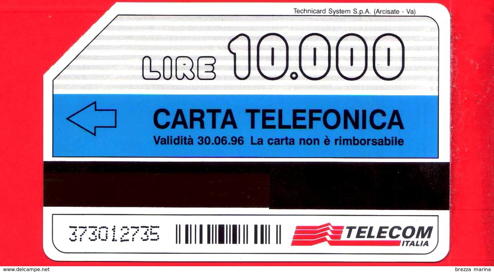 ITALIA - Scheda Telefonica - Telecom - Usata - Tesa - Multifilm - C&C 2417 - Golden 383 - Publiques Figurées Ordinaires