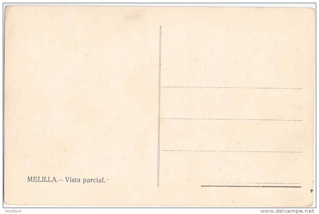 Espagnol Melilla Vista Parcial Luftaufnahme Ungelaufen Maroc - Melilla