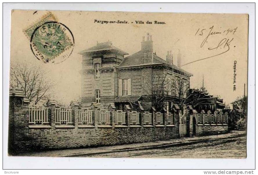 Cpa PARGNY SUR SAULX  Villa Des Roses - Choppin Notire - Pargny Sur Saulx