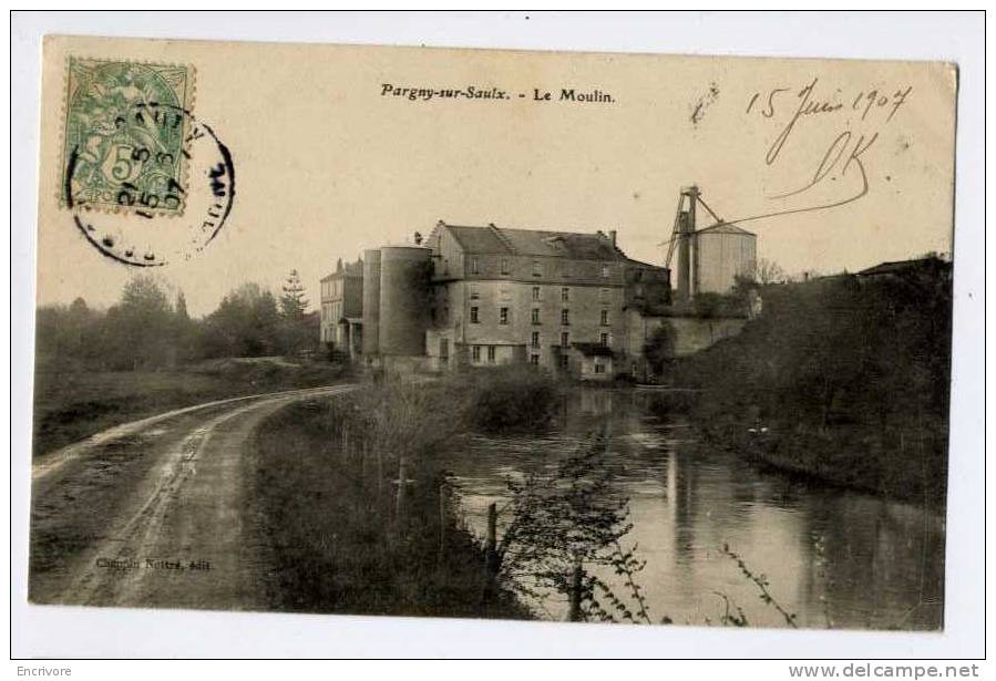 Cpa PARGNY SUR SAULX  Le Moulin - Choppin Notire - Pargny Sur Saulx