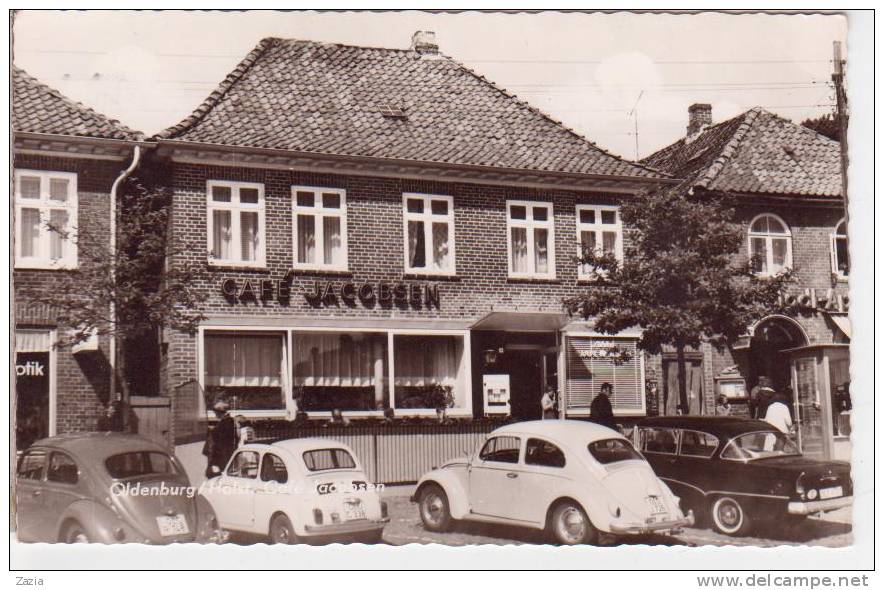 ALL.010/ OLDENBURG - Holst Café Jacobsen - Voiture Coccinelle - Käfer - Oldenburg