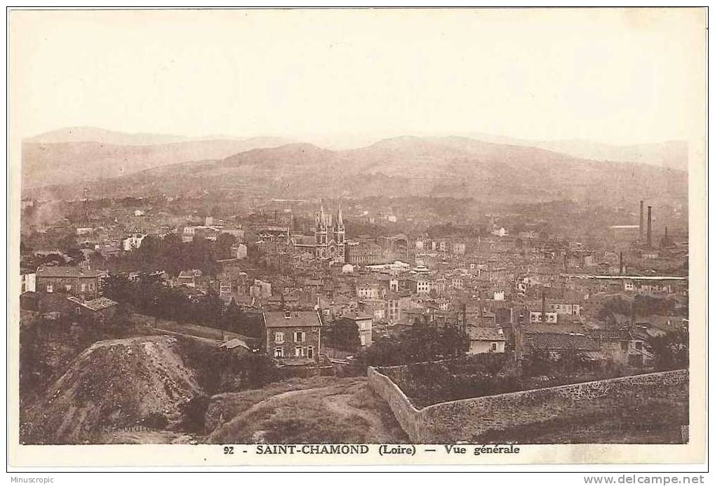 CPA 42 - Saint Chamond - Vue Générale - Saint Chamond