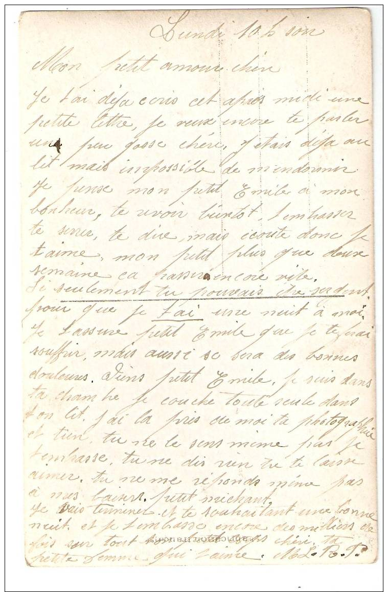 A L´ ABSENT....Fais Tout Ton Devoir à L´Armée...Sans Oublier Ta Bien-Aimée...1 CP..9X14... - Patriottiche