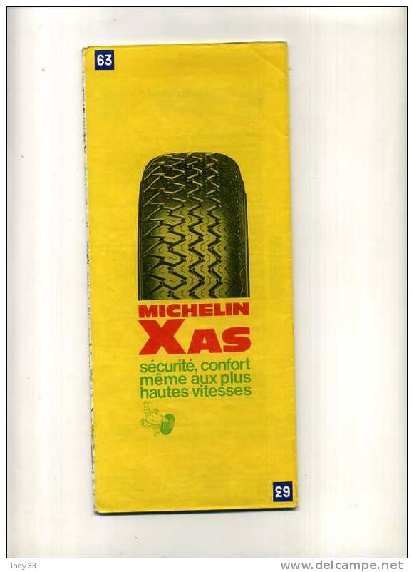 - CARTE MICHELIN 63 . 1972 - Carte Stradali