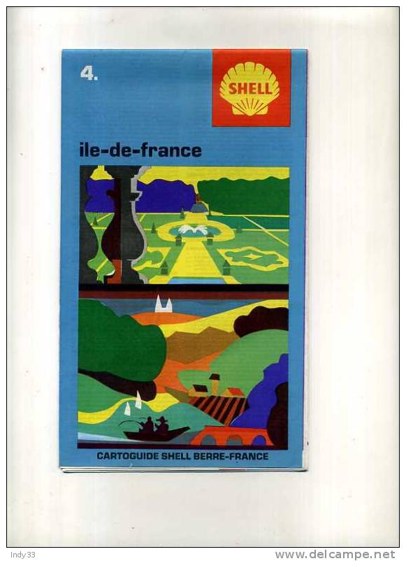 - CARTOGUIDE  SHELL BERRE-FRANCE  4. ILE-DE-FRANCE - Strassenkarten