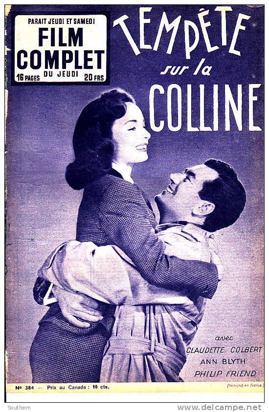 Film Complet  384 Tempête Sur La Colline - Claudette Colbert  Ann Blyth  Philip Friend - Rock Hudson - Film/ Televisie