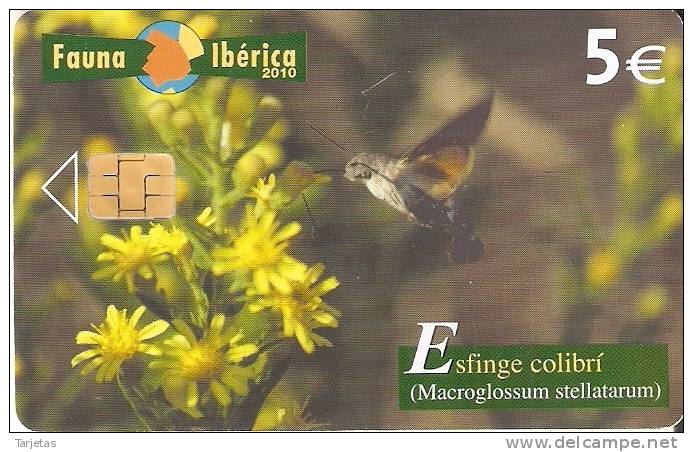 TARJETA DE ESPAÑA DEL ESFINGE COLIBRI (con Pequeña Marca De Doblez) - Basisausgaben