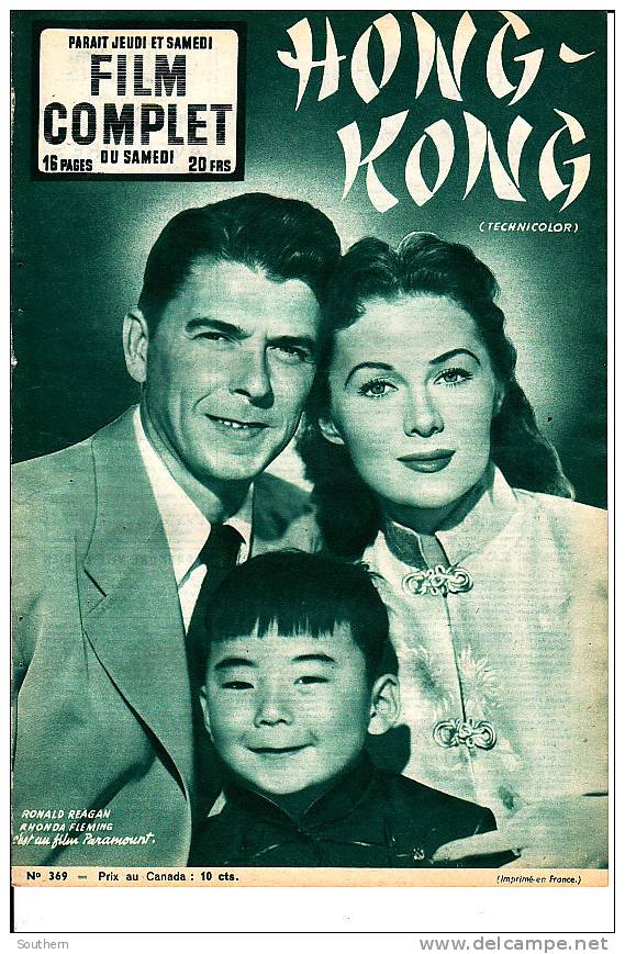 Film Complet  369  " Hong-Kong  Ronald Reagan -Mary Summerville - Film/ Televisie